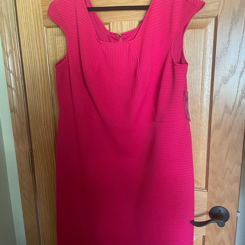 Elegant Pink Sleeveless Dress
